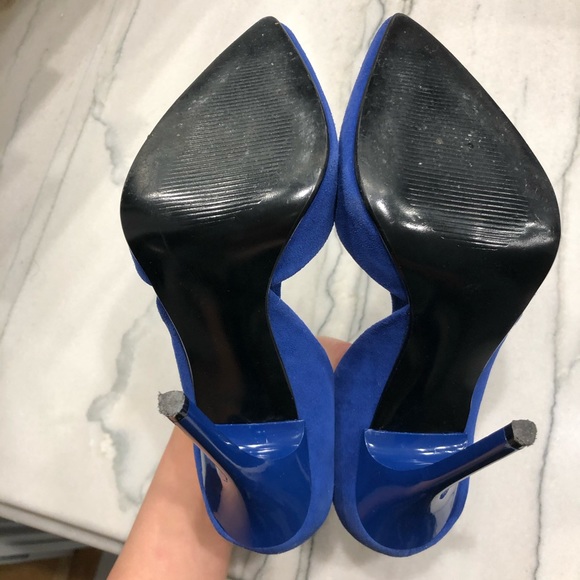 Steve Madden blue pointy toe pumps - Picture 3 of 4